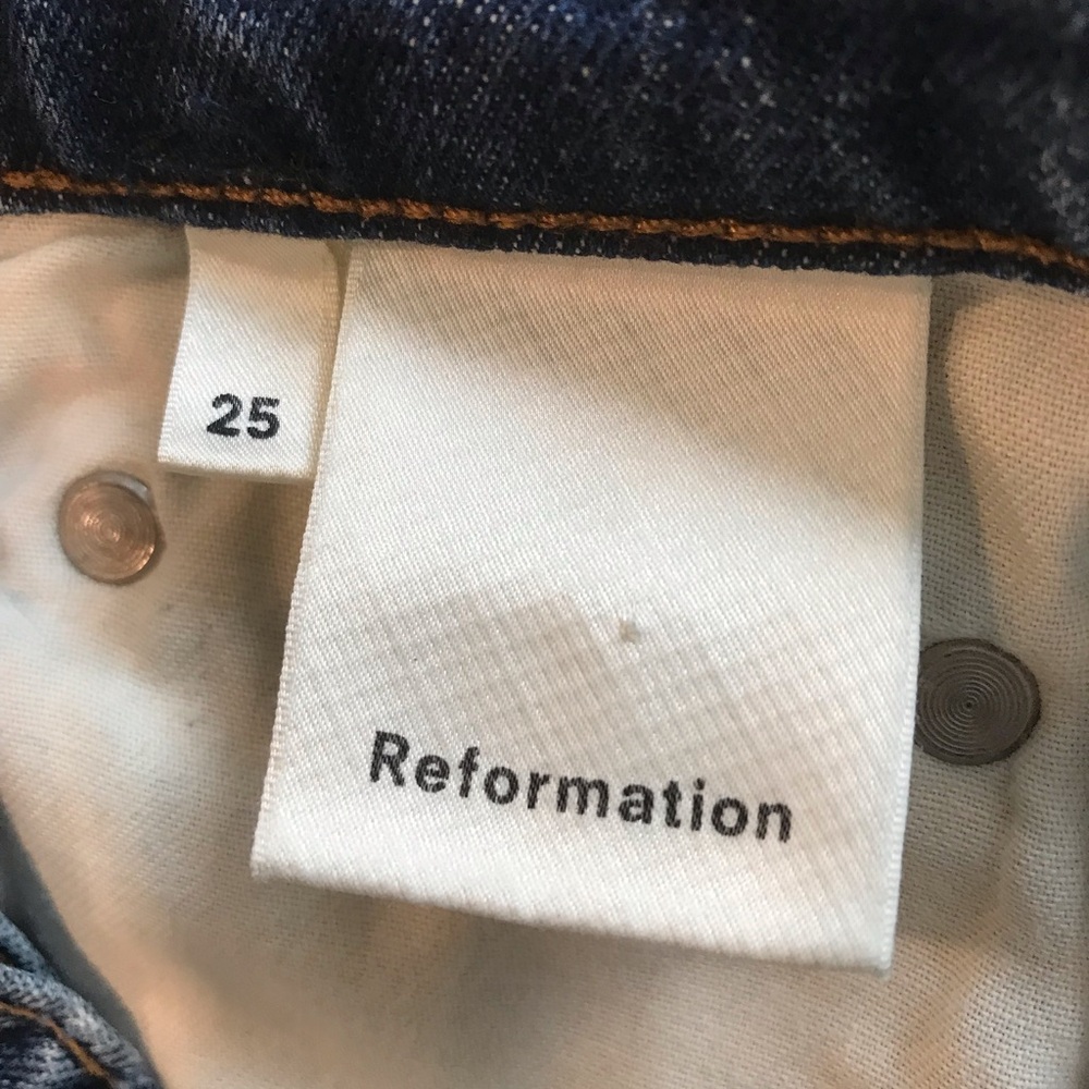 Reformation Julia crop high cigarette Jean SZ 25 - Picture 7 of 9